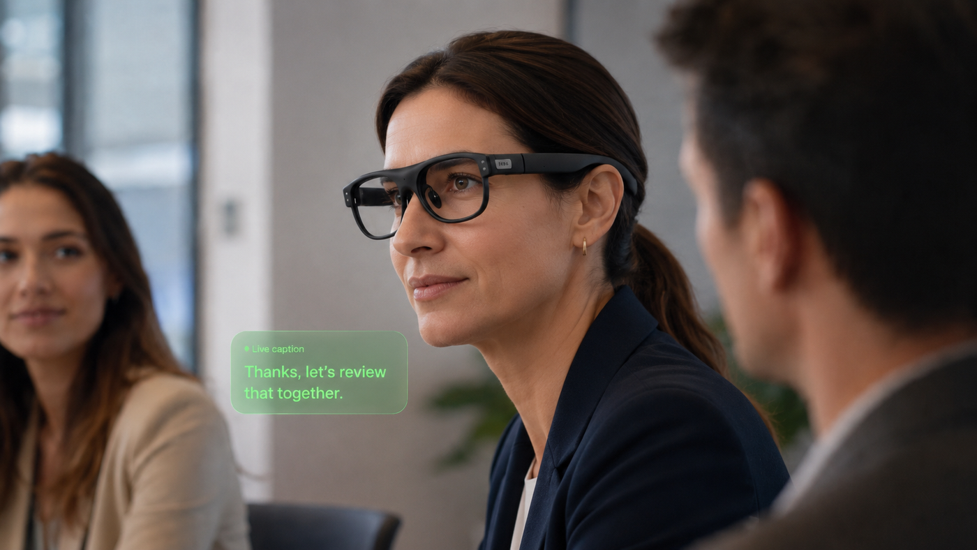 Leion Hey 2 smart glasses for real-time captions