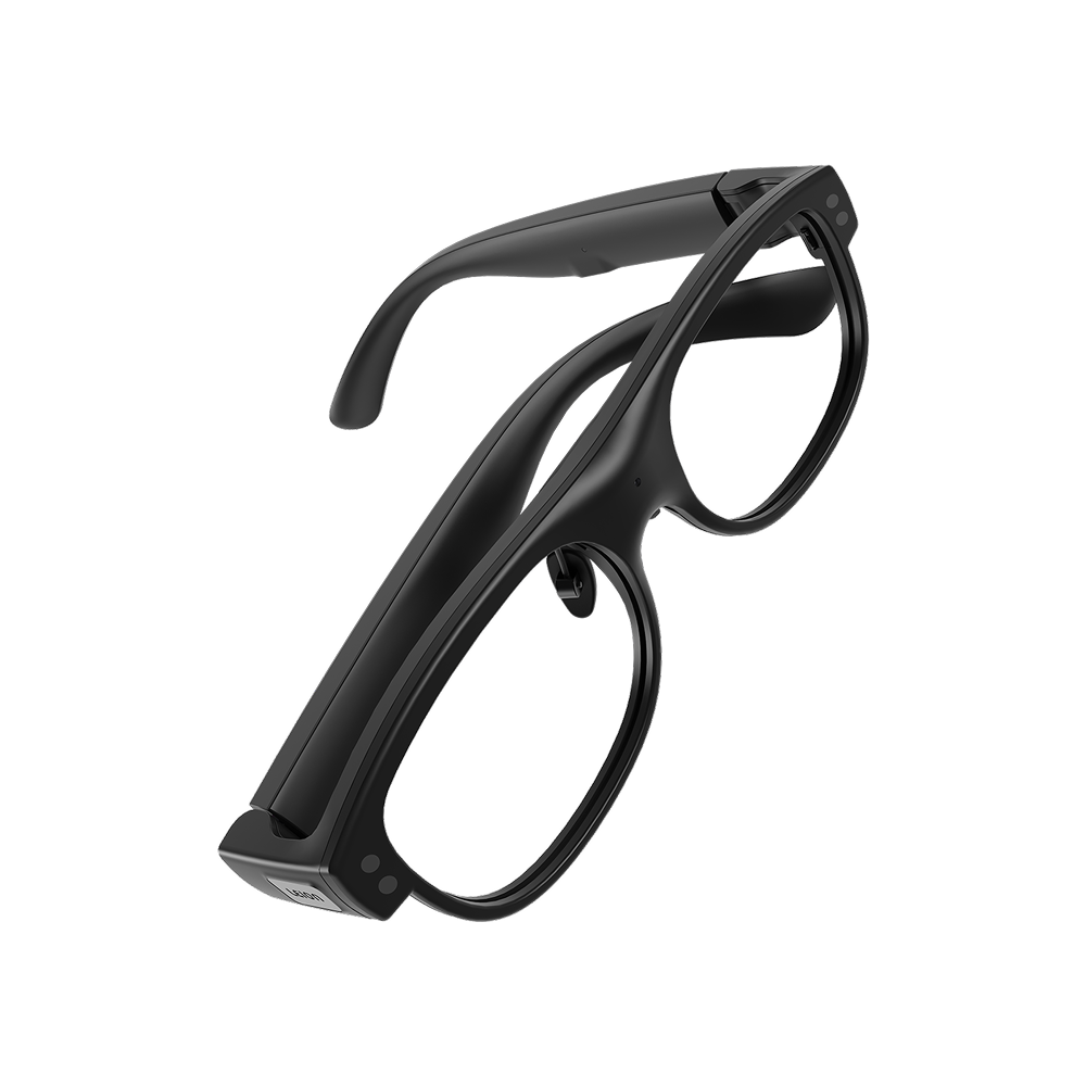 Leion Hey2 translation glasses, three-quarter view