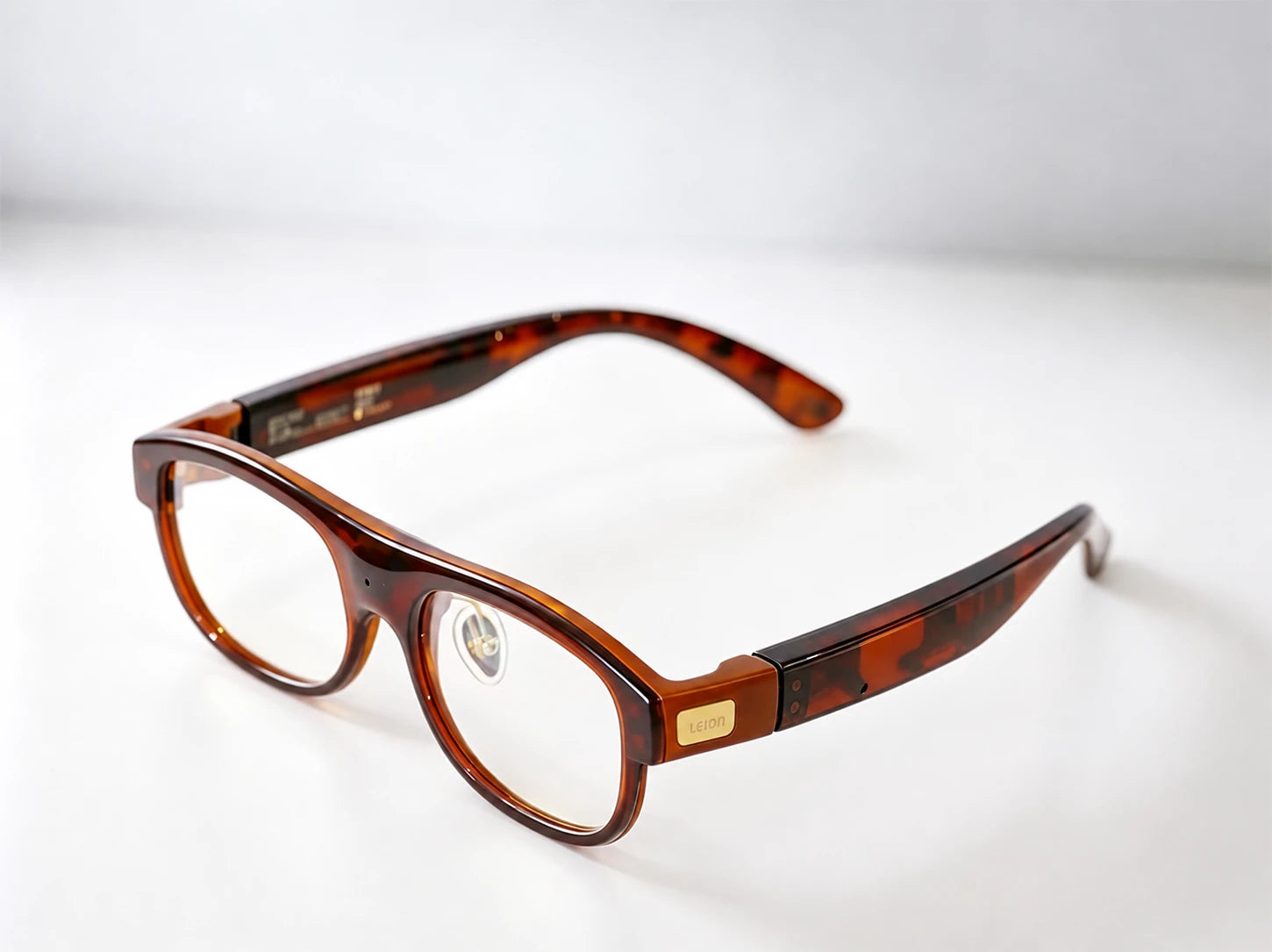 LEION HEARING — Tea Brown Caption Glasses image 6