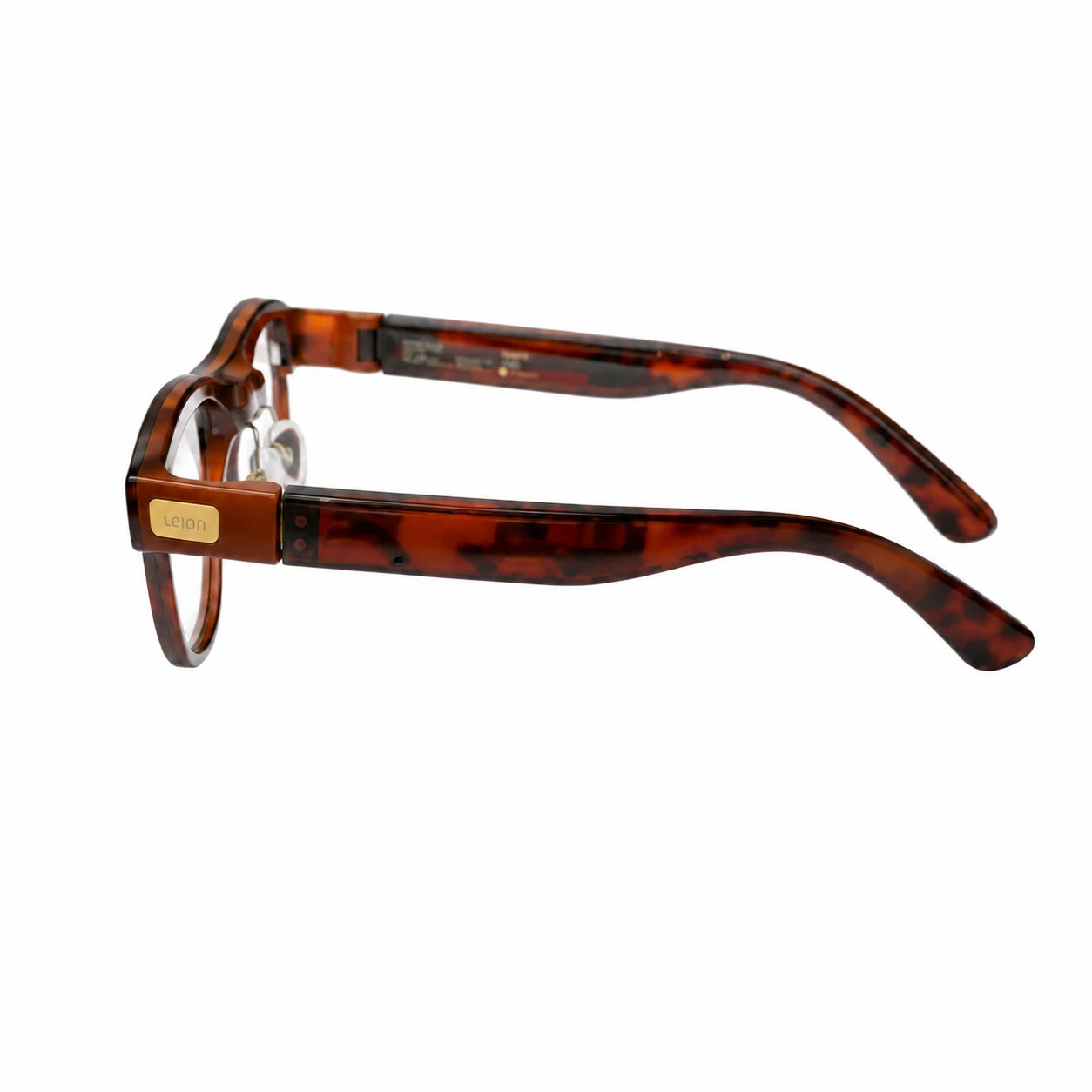 LEION HEARING — Tea Brown Caption Glasses image 4